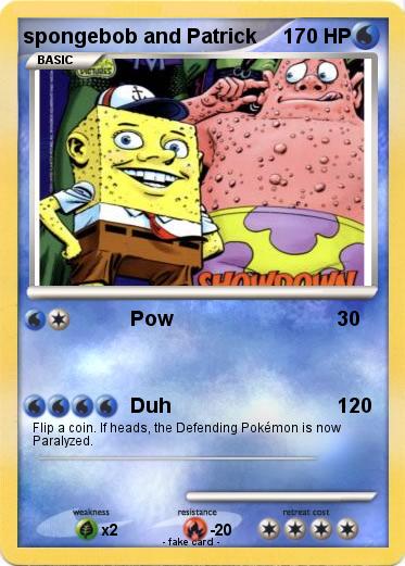 Pokemon spongebob and Patrick