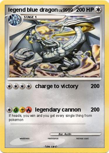 Pokemon legend blue dragon