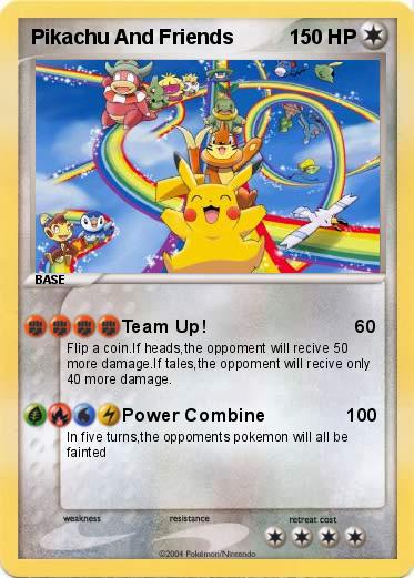 Pokemon Pikachu And Friends
