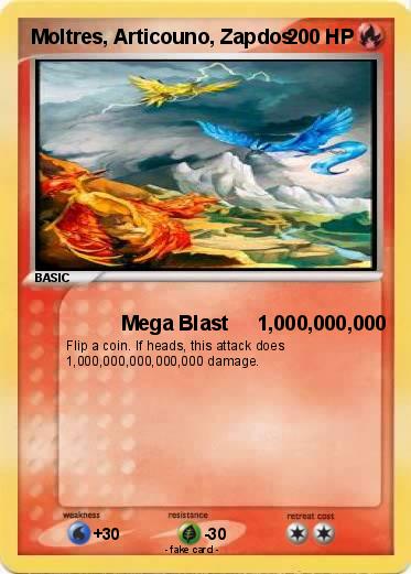 Pokemon Moltres, Articouno, Zapdos
