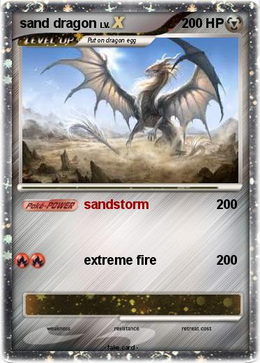 Pokemon sand dragon