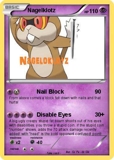Pokemon Nagelklotz