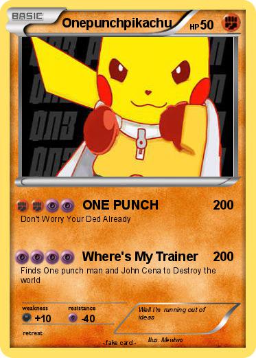 Pokemon Onepunchpikachu