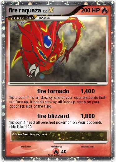 Pokemon fire raquaza