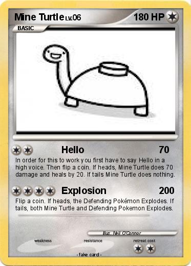 Pokemon Mine Turtle