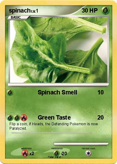 Pokemon spinach