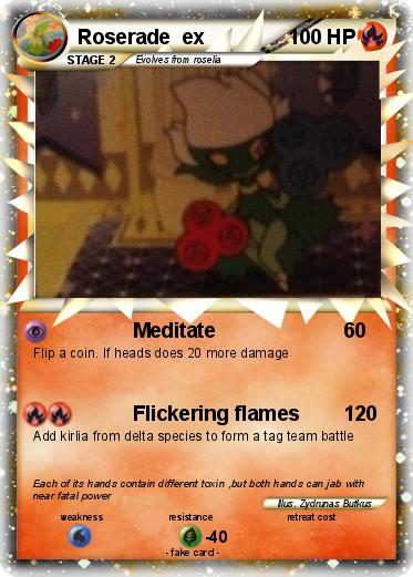 Pokemon Roserade  ex