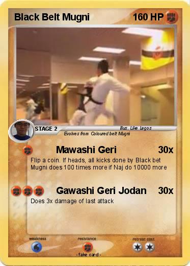 Pokemon Black Belt Mugni