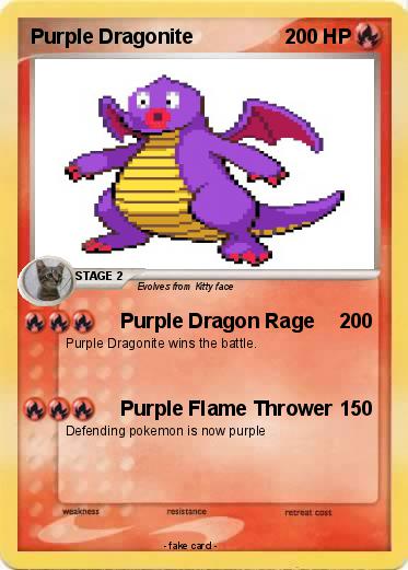 Pokemon Purple Dragonite