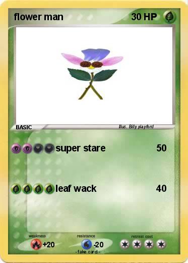 Pokemon flower man