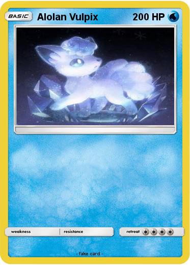 Pokemon Alolan Vulpix