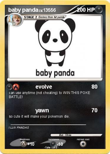 Pokemon baby panda