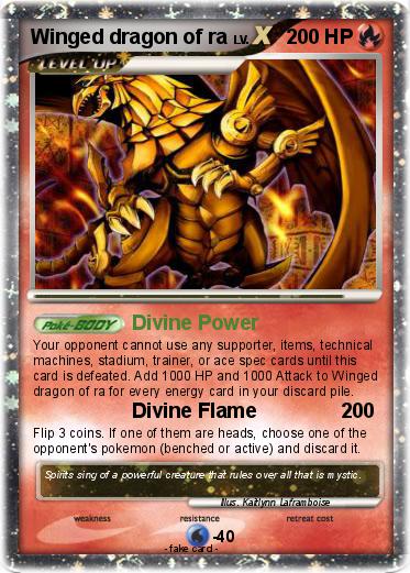Pokemon Winged dragon of ra