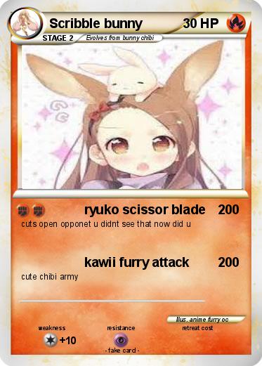 Pokemon Scribble bunny