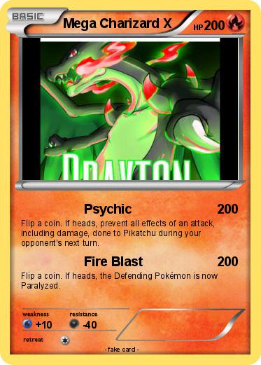Pokemon Mega Charizard X