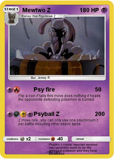 Pokemon Mewtwo Z