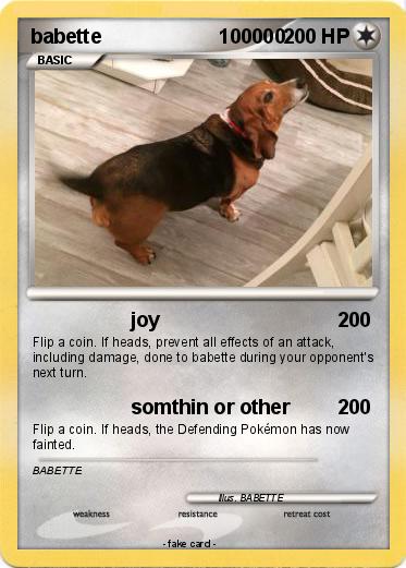 Pokemon babette                     100000