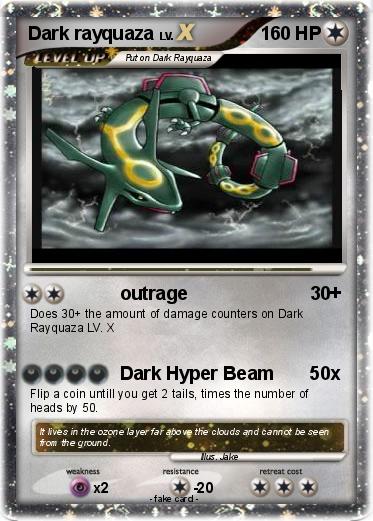 Pokemon Dark rayquaza