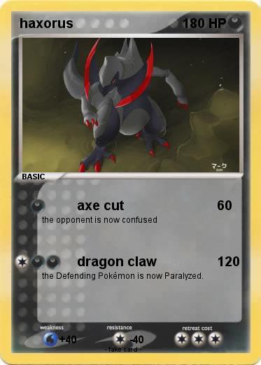 Pokemon haxorus