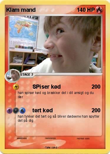 Pokemon Klam mand
