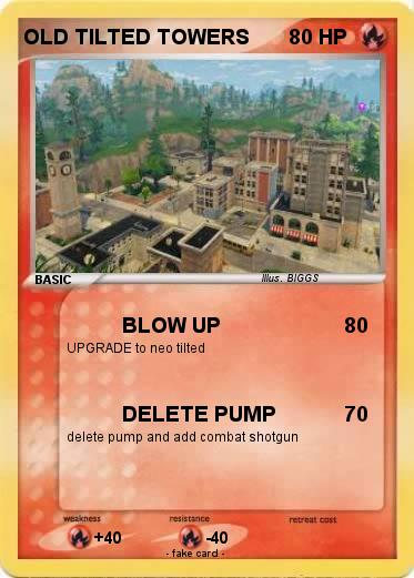 Pokemon OLD TILTED TOWERS
