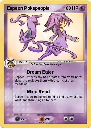 Pokemon Espeon Pokepeople