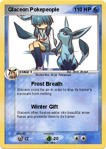 Pokemon Glaceon Pokepeople