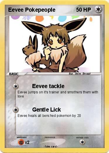 Pokemon Eevee Pokepeople