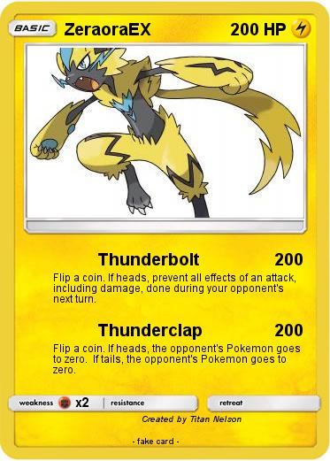 Pokemon ZeraoraEX
