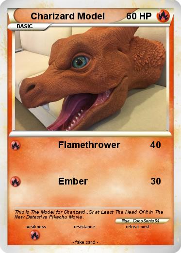 Pokemon Charizard Model