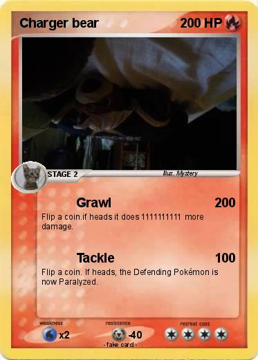 Pokemon Charger bear