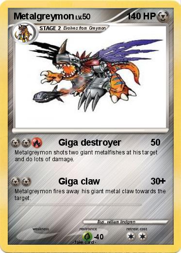 Pokemon Metalgreymon