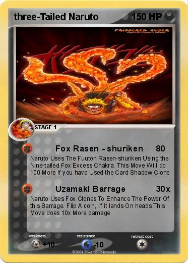 Pokemon three-Tailed Naruto
