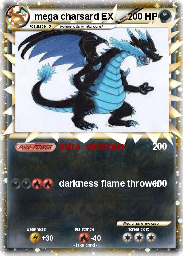 Pokemon mega charsard EX