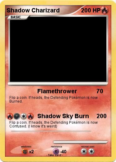 Pokemon Shadow Charizard