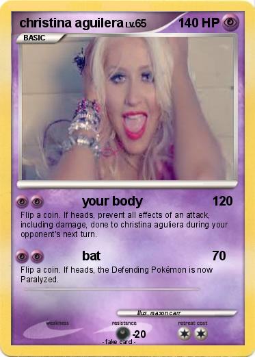 Pokemon christina aguilera