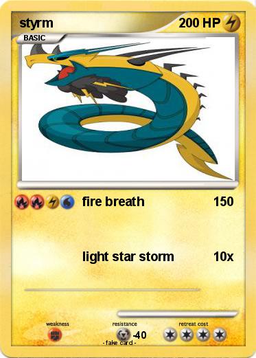 Pokemon styrm