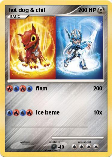 Pokemon hot dog & chil