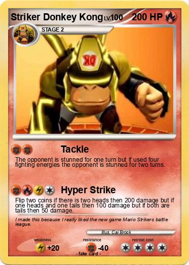 Pokemon Striker Donkey Kong