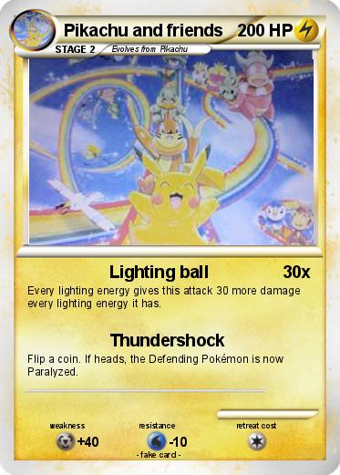 Pokemon Pikachu and friends