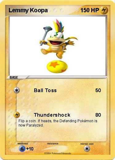Pokemon Lemmy Koopa