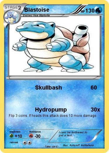 Pokemon Blastoise