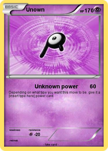 Pokemon Unown