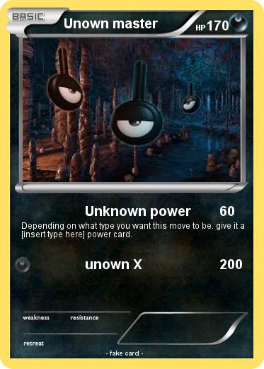 Pokemon Unown master