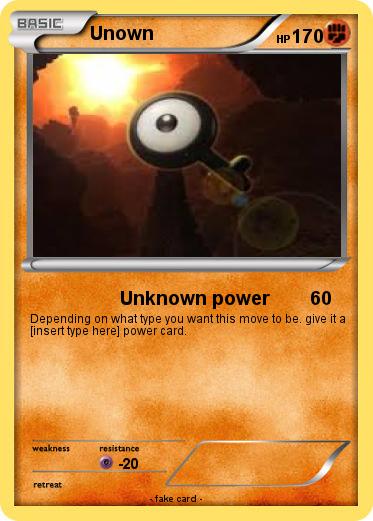 Pokemon Unown