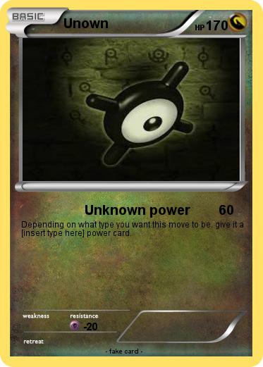 Pokemon Unown
