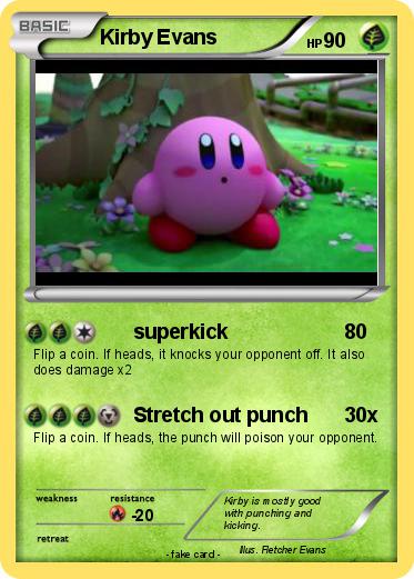 Pokemon Kirby Evans