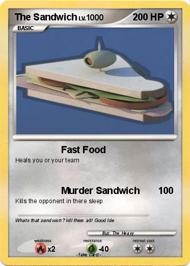 Pokemon The Sandwich