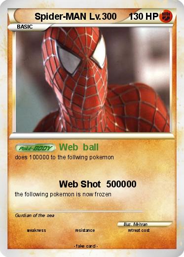 Pokemon Spider-MAN Lv.300