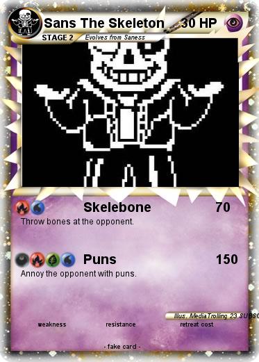 Pokemon Sans The Skeleton